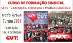 Curso de formação de base da CUT-Rio abre inscrições nesta sexta-feira