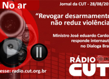 Jornal da CUT: Ministro da Justiça afirma que revogar Estatuto do Desarmaneto não reduz violência