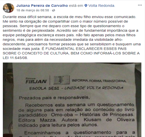 Reprodução Facebook