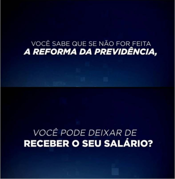 Peças publicitárias veiculadas pelo SBT apelavam para o terror e a desinformação (Foto: reprodução)
