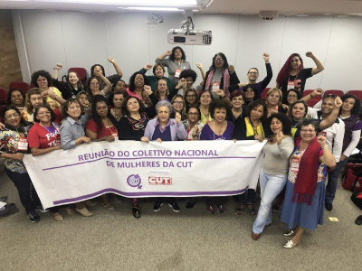 Coletivo de mulheres da CUT/ foto: Roberto Parizotti