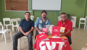 da esquerda para direita: Toninho, Marcio e Solaney