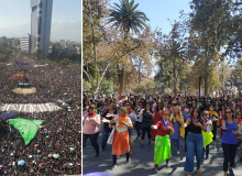 Chilenas fazem grande mobilização: 2 milhões nas ruas de Santiago