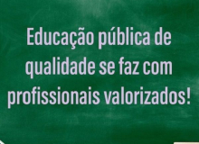 Luta pelo pagamento do reajuste do piso do magistério é questão de sobrevivência