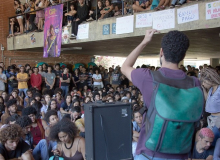 Estudantes da UnB em greve discutem alternativas para a crise