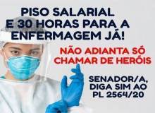 Luta pela aprovação do PL da Enfermagem mobiliza profissionais de todo o Brasil