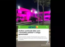 Bolsonarista surta, confunde lilás com vermelho e ataca governador do MS