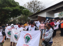 Atingidos pelo crime da Vale ocupam sede da empresa em Brumadinho