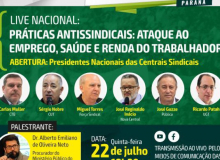 Presidente Nacional da CUT participa de live do Fórum de Liberdade Sindical nesta 5ª