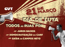 Trabalhadores vão às ruas pela redução dos juros e democratização do CARF, dia 21