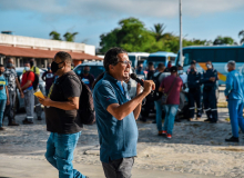 Em greve há 27 dias, petroleiros da Bahia realizam movimentações e ações