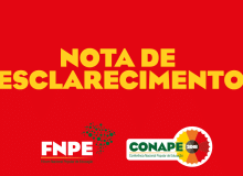 FNPE altera data da etapa nacional da CONAPE