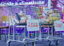 Com Bolsonaro, salário mínimo não paga nem a cesta básica em São Paulo