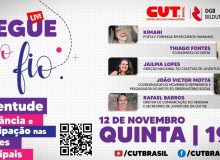 A relevância e participação dos jovens nas eleições é tema de live da CUT desta 5ª