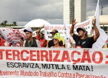 Terceirização sem limites vai destruir direitos trabalhistas