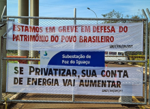 No Paraná, trabalhadores de Furnas fazem greve contra a privatização da Eletrobrás