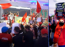 MTST e Frente Povo Sem Medo ocupam Bolsa de Valores em protesto contra a fome