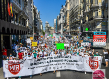 Profissionais da saúde decretam greve por tempo indeterminado em Madri, na Espanha