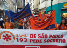 Greve do Samu de São Paulo tem adesão de 40% dos trabalhadores