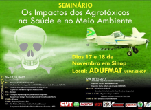 MT: CUT e parceiros fazem Seminário sobre agrotóxicos