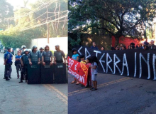Dória manda Tropa de Choque na reintegração de posse em área indígena no Jaraguá