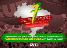 Justiça garante ato ‘fora, Bolsonaro’ e grito dos excluídos em SP no dia 7 /9