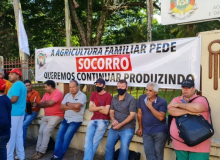 Agricultores do RS reivindicam ações dos governos estadual e federal contra seca