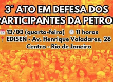 Entidades organizam terceira manifestação pelo fim dos equacionamentos