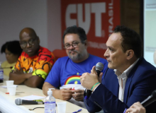 Na CUT, embaixador da ONU por direitos LGBTQIA+ fala sobre cooperação entre países