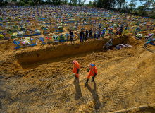 Brasil deve atingir a triste marca de 600 mil mortes por Covid-19 ainda nesta semana
