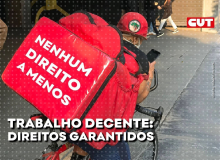 CUT conclui proposta sobre direitos dos trabalhadores por aplicativos