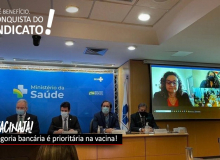 Categoria bancária é incluída na vacina prioritária contra a Covid-19