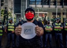 Contag faz ação por adesão à Campanha eu Voto Contra a Fome e a Sede