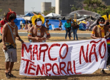 Mendonça defende o marco temporal no STF. Expectativa é por voto de Zanin