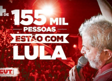 Manifesto em defesa de Lula tem mais de 155 mil assinaturas