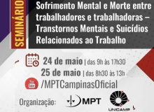 CUT participa de seminário do MPT sobre depressão e suicídio entre trabalhadores