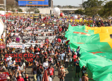 Milhares de brasileiros ocuparam às ruas do país para exigir “Fora, Bolsonaro”