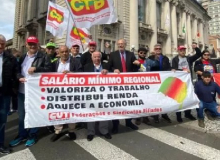 Centrais repudiam manobras de deputados e empresários contra piso regional do RS