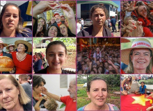 Mulheres da caravana: elas respondem com amor e atitude à violência dos homens