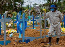 Brasil deve fechar março, o mês mais mortal da pandemia, com 320 mil vidas perdidas