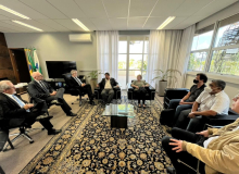 Centrais discutem com presidente do TRE/PR campanha de paz na política