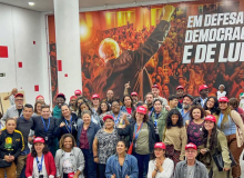 Jovens dos EUA ouvem a CUT sobre como se organizar para vencer o autoritarismo