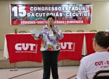 Bia de Lima é eleita presidenta da CUT Goiás