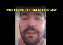 Funcionário de escola no Paraná infectado com covid-19 faz apelo: fechem as escolas