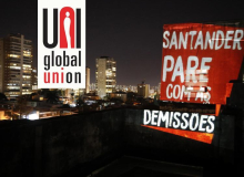 Na pandemia Santander demite 400 e UNI Global faz campanha para parar demissões