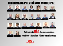 Pressione os vereadores para votarem NÃO na Reforma da Previdência em Florianópolis