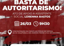 Movimentos realizam ato em defesa de assistente social processada injustamente