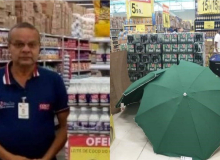 Trabalhador morre no Carrefour, corpo é coberto e loja continua funcionando