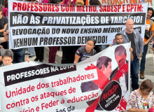 Greve em SP abre debate sobre os desmandos para privatizar água e transporte
