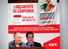 É hoje: Lançamento da campanha de solidariedade aos trabalhadores venezuelanos